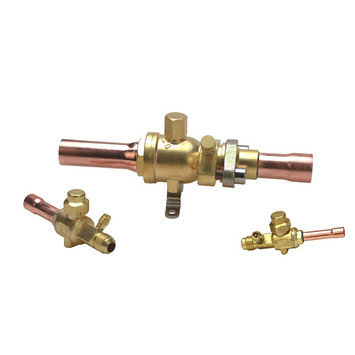 Central AC Butterfly Refrigeration Ball Valves 6.3 Hydraulic Pressure For CFC HCFC HFC