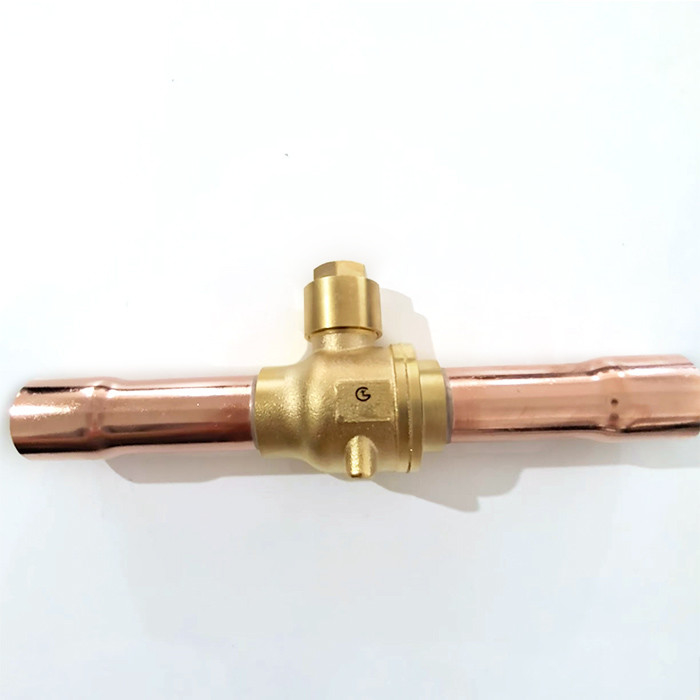 Central AC Butterfly Refrigeration Ball Valves 6.3 Hydraulic Pressure For CFC HCFC HFC