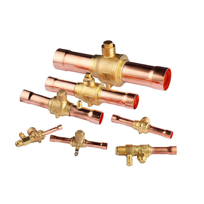0-4.5 MPa Pressure Subcritical Ball Valve Solder Ball Valve For Refrigeration