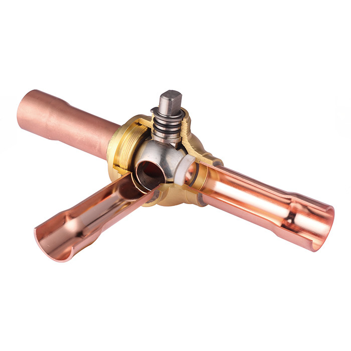 DN4-DN100 DN Pressure 7/8 Refrigeration Ball Valve For CFC HCFC HFC Refrigerants