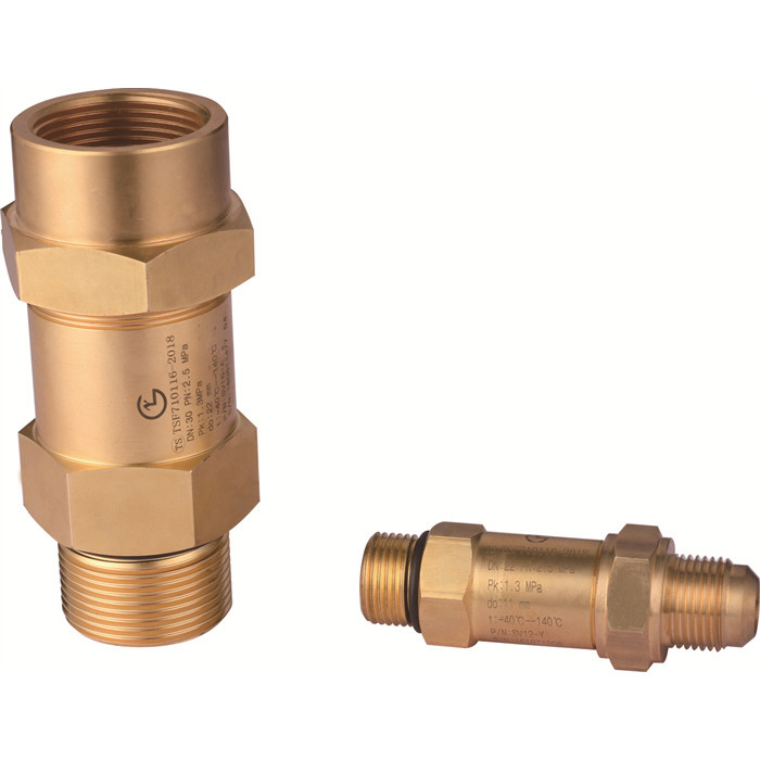 Refrigerant Pressure Relief Valve Central Ac Safety Valve With -29℃～+140℃ 0.3~4.5MPa Pressure