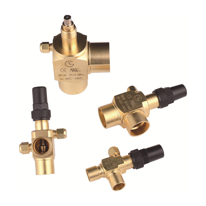 CE Refrigeration Angle Valve For CFC HCFC HFC R717  Hydraulic Pressure 9.5MPa