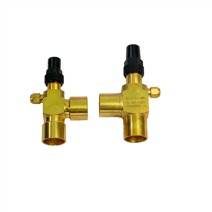 Brass Angle Valve For CFC HCFC HFC R717 Refrigerants Long Service Life CE Certified
