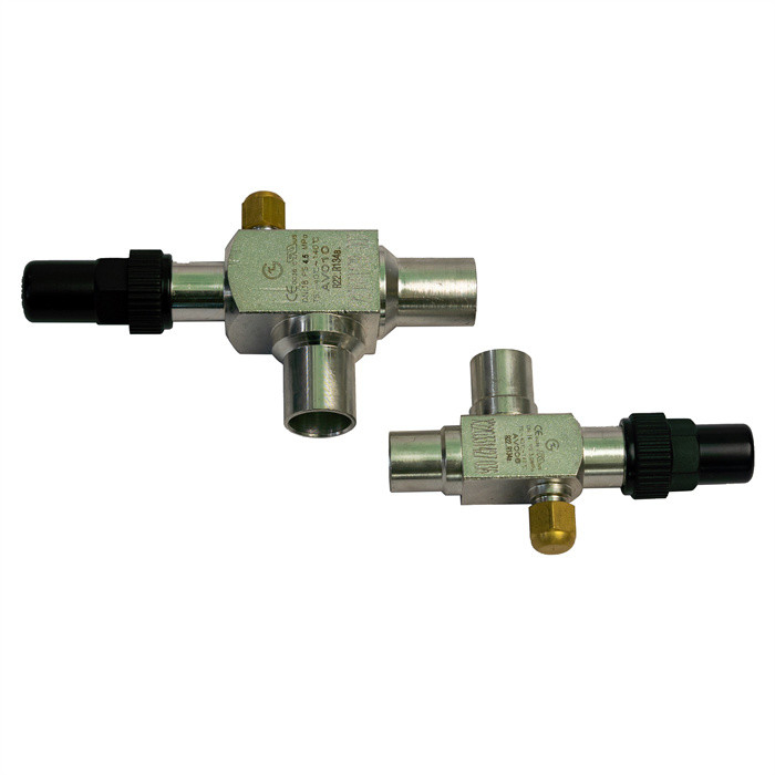Brass Angle Valve For CFC HCFC HFC R717 Refrigerants Long Service Life CE Certified