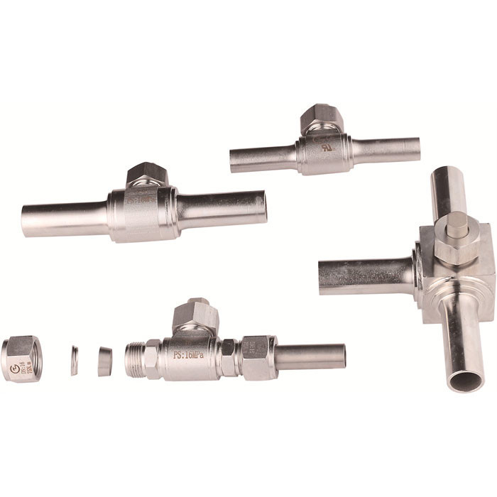 CO2 Refrigeration High Pressure Ball Valve Shut Off Valve And Ball Valve DN4～DN40
