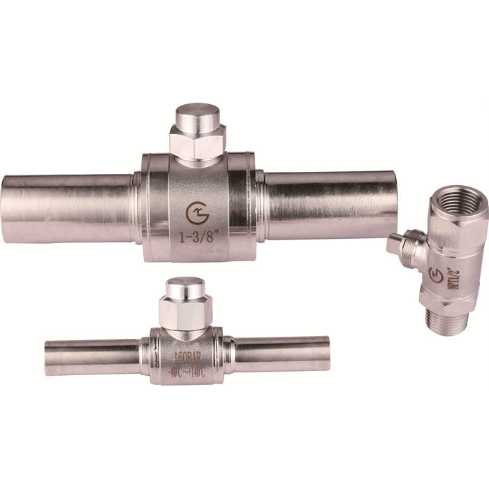DN4～DN40 Co2 Ball Valve For -40C～ 140C Temperature Range In Industrial Applications