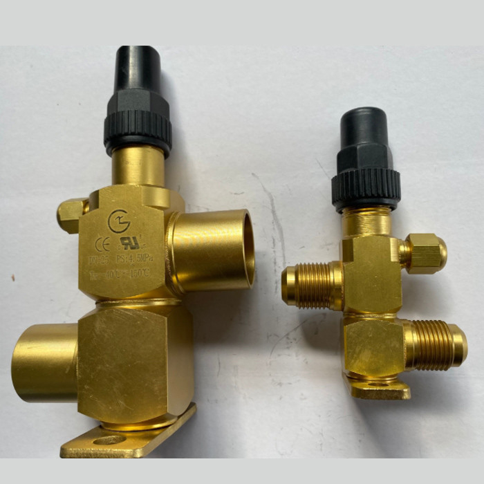 Refrigeration Vertical Valve Withstand Pressure Hydraulic Pressure 6.3 And Temperature Range -40C~ 120C