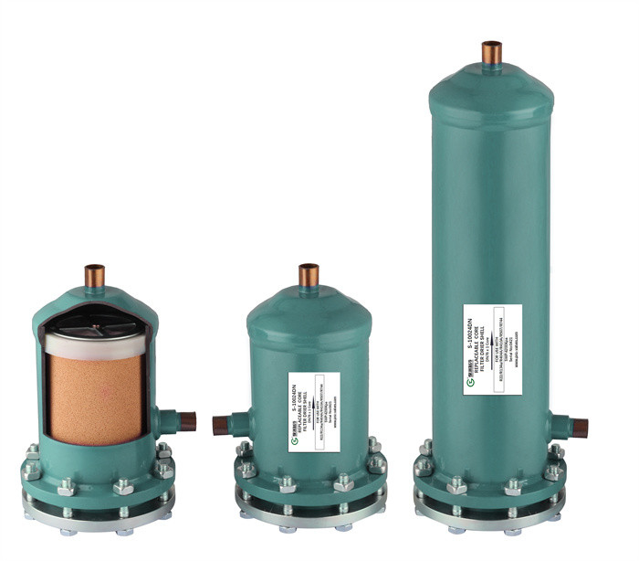 CFC HCFC Refrigeration Filter Drier With -29 To 100 Degrees Celsius Temperature Range CE Certified