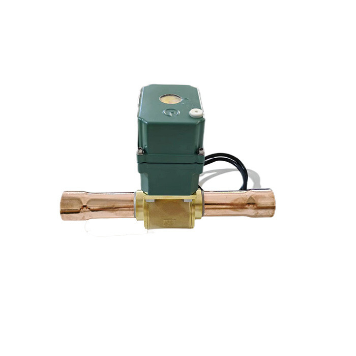 Electric Ball Valve For Refrigeration Industry -40C To 80C HFC Electric Control Ball Valve