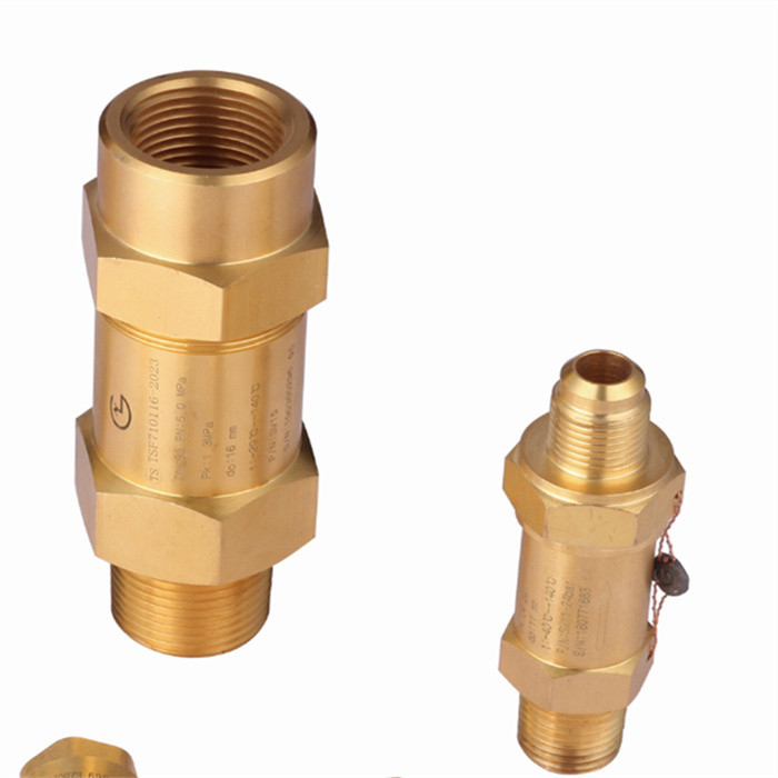 Good Sealing DN6-DN50 Air Compressor Safety Relief Valve For Refrigeration CFC HCFC HFC
