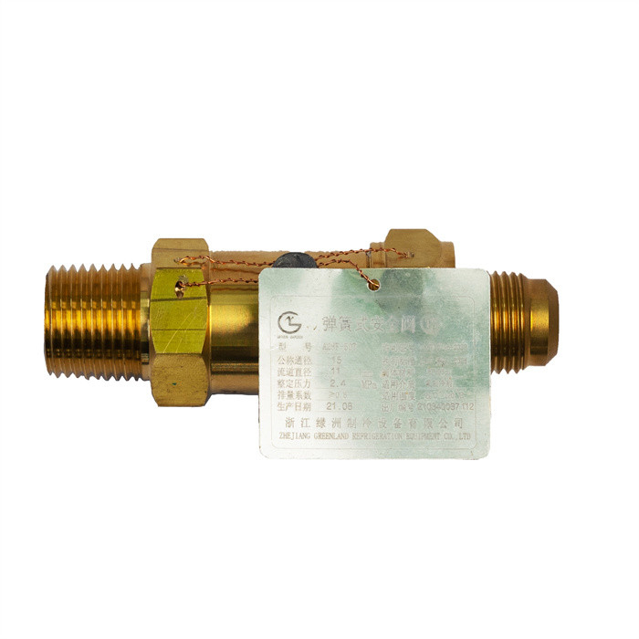 Safety Refrigerant Relief Valve For CFC/HCFC/HFC Refrigerants Good Sealing Performance