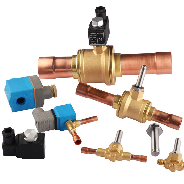 0-3.0 MPa 3/8 Refrigeration Solenoid Valve Flange Type With Strong Reliability